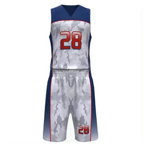 Tenue de basketball personnalisée pour hommes, kit d'équipe de club, nouveau design, uniforme de basketball respirant avec faible MOQ - Product Image 5