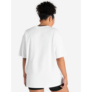 Camiseta Informal Blanca Personalizada de Última Moda para Mujer, Elástica, de Manga Corta, 100 % Algodón, Camisetas de Yoga y Fitness para Mujer - Product Image 4