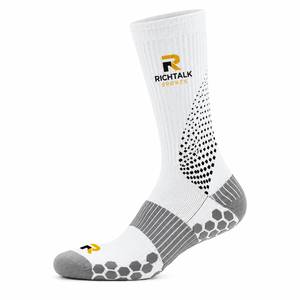 Chaussettes athlétiques tendance, motif à pois blancs et noirs, respirantes, tricotées, pour le basketball, adultes, été - Product Image 3