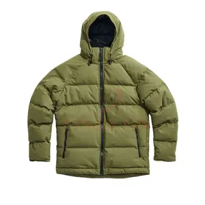 Top Qualität Oem Service Freizeit kleidung Männer Puffer Jacke Benutzer definiertes Logo Winter Puffy Men Bubble Coat Warme bequeme Puffer Jacken