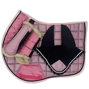 Ensemble de tapis de selle assortis / Ensemble de tapis de selle pour chevaux / Ensemble de tapis de selle par sublimation / Tapis de selle de dressage équestre - Product Image 1