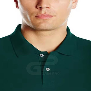 Chemise polo en coton piqué classique, légère, confortable et douce, idéale pour les voyages en plein air, les sports quotidiens et les tenues décontractées pour hommes. - Product Image 6