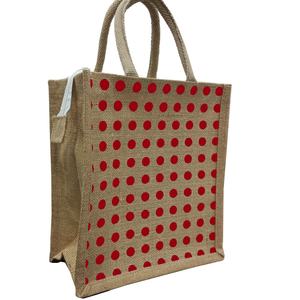 Bolsas DE LA COMPRA Tote Impresión de moda bolsas de yute de compras con asa tejida fabricada en India Bengala Occidental - Product Image 4