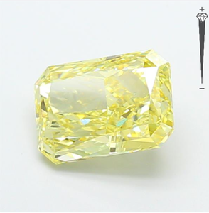Diamante Cultivado en Laboratorio con Certificación IGI, Corte Radiante de 3.01 CT, Color Amarillo Intenso Fantasía, Claridad VVS2, CVD LG 792674655, ROYAL GEMS PARA JOYERÍA - Product Image 3