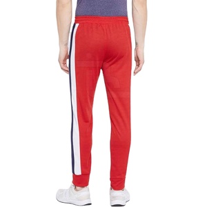 Vente en gros de pantalons de jogging en toile à taille élastique décontractés pour hommes vêtements de sport en coton confortables à séchage rapide - Product Image 3