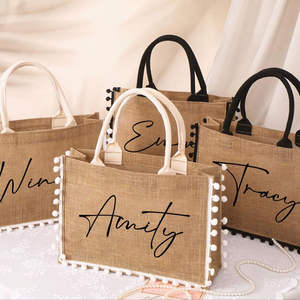 Bolsa de Yute Promocional Personalizada con Impresión para Publicidad de Marca y Eventos Corporativos - Product Image 1