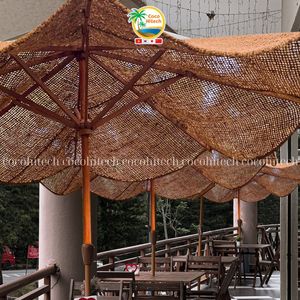 Sombrilla de Coco con Madera FSC de Nuevo Diseño/Estilo para Playa y Jardín de COCO HITECH - Product Image 5