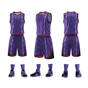 Maillots de basket-ball réversibles unisexes de haute qualité pour enfants, ensembles de gilets, prix bas, uniformes de basket-ball pour hommes - Product Image 4