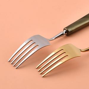 Juego de Cubiertos de Acero Inoxidable Ecológico y Sostenible de Alta Calidad, con Mangos Verdes Mate, Diseño Moderno, Cubiertos Duraderos para el Hogar - Product Image 5