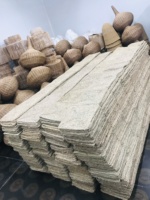Handgefertigter Jute-Webteppich mit geometrischem Muster im Bohemian-Stil, mittlere Dicke, fleckenreinigbar, für den Heimgebrauch