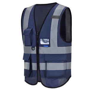 Nouveau Gilet de Sécurité Réfléchissant ANSI Classe 1 2026 avec Logo, Étanche, LED Clignotante, Multi-Poches, pour Photographie et Vêtements de Travail – Couleurs Variées - Product Image 6