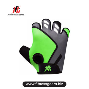 Half Finger Gym Gloves Adjustable Wrist <b>Strap</b> Weight Lifting Unisex Polyester Fitness Gloves - Product Image 2