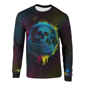 Men's Custom Design Print <b>Funnel</b> Neck T-Shirt Full Sleeve Sport Fitness Wear Quick Dry Knitted Fabric Latest Style Prices - Product Image 3