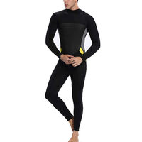 Traje de Baño de una Pieza para Hombre, Talla Grande, Material Resistente, Elástico, de Secado Rápido, para Deportes Acuáticos