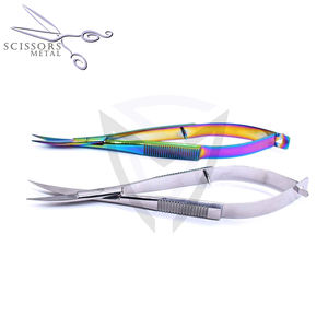 Ciseaux à ressort professionnels sur mesure en acier inoxydable de haute qualité, instruments de beauté pour les ongles, lame incurvée durable et tranchante - Product Image 5