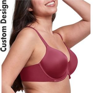 Sujetador Push-Up para Mujer, Tejido de Punto, Copa Completa, Tela Transpirable, Encaje Acolchado, Cómodo para Uso Diario, Color y Talla Personalizables - Product Image 6