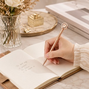 Luxury Metal Ballpoint <b>Pen</b> Rotatable Diamond Shape Writing <b>Pen</b> Custom Logo Gift Stationery <b>Gold</b> Rose <b>Gold</b> Silver OEM ODM - Product Image 2