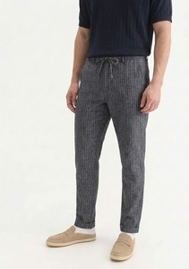 Pantalones de Verano Ligeros de Cintura Media para Hombre Stripped Lenin ODM - Product Image 2