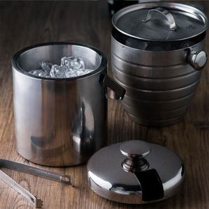 Seau à glace en métal de qualité supérieure pour la maison et la restauration, provenant d'un fournisseur indien, personnalisable, conteneur à glace pour bar - Product Image 5