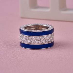 Anillo de Diamantes de Corte Redondo de Diseño Moderno, Anillo de Diamantes Cultivados en Laboratorio, Anillo de Diamantes de Oro Blanco para Hombre con Certificado IGI y Claridad VVS - Product Image 1