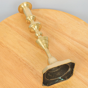 Heavy Solid <b>Brass</b> <b>Candlestick</b> Candle Holder Vintage <b>Antique</b> <b>Brass</b> Taper Candle Stand Decorative Tabletop Home Decor - Product Image 5