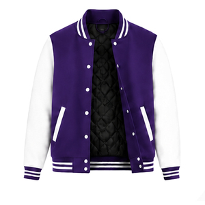 Blouson universitaire homme OEM, nouveau modèle, léger, respirant, écologique, col montant personnalisé, hiver, haute qualité, prix abordable - Product Image 5