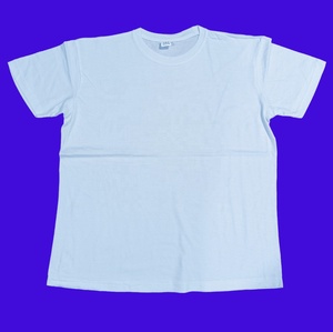 Camisetas de algodón 100% hilado en anillo para hombre al por mayor en stock listo en 140g 160g 180g 200g Impresión personalizada bajo demanda Impresión de pantalla - Product Image 4