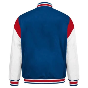 High Quality ODM OEM Customized <b>Men's</b> Slim Fit Varsity Winter <b>Jacket</b> Front <b>Letter</b> Zipper Eco-Friendly Waterproof Breathable - Product Image 2