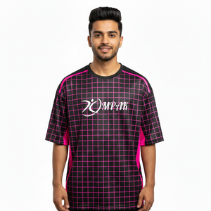 Camiseta Casual Oversize para Hombre, Sublimada, Estilo Urbano, Corte Regular, Transpirable, de Secado Rápido, en Poliéster/Algodón - Product Image 1