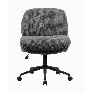 Caramella di cotone Comfort Criss Cross ampia spessita sedia da scrivania ergonomica regolabile a gambe incrociate per casa ufficio - Product Image 6