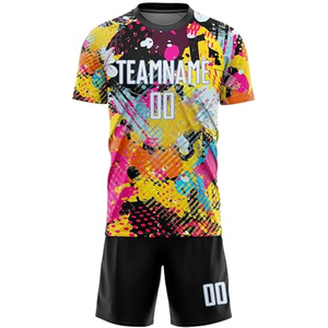 ชุดฟุตบอลแบบยูนิเซ็กซ์ออกแบบเองได้ เสื้อเจอร์ซีย์ระบายอากาศพิมพ์ลายแขนสั้น สำหรับตลาดสหรัฐอเมริกาและยุโรปปี 2026 - Product Image 2