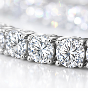 Bracelet tennis en zircon, argent sterling 925 plaqué or, 3 mm, bijoux fins pour femmes - Product Image 2