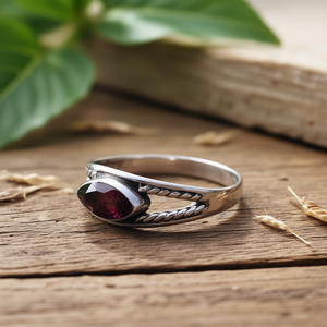 2.0 Grams <b>Garnet</b> Fine <b>Ring</b> - Product Image 3