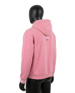 Custom Streetwear Solid <b>Hoodie</b> <b>Men</b> Women Heavyweight 400gsm Cotton Chenille Patch Lettering Pullover Regular Fit Unisex - Product Image 3