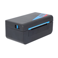 Impresora de Etiquetas Térmicas Brightek WH-P14 de 110 mm con Interfaces USB y LAN, Velocidad de 150 mm/s, Soporte para Códigos de Barras 1D/2D, Color Negro y Blanco