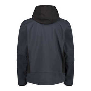 AZORES SPORTS Men's Winter Windproof <b>Soft</b> <b>Shell</b> Rain <b>Jacket</b> <b>Hooded</b> Eco-Friendly Breathable Quick Dry Outdoor Use Stand Collar - Product Image 6