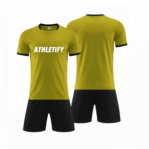 Conjunto de Camiseta de Fútbol Profesional, Uniforme de Fútbol Personalizado con Nombre y Número, Transpirable y de Secado Rápido para Clubes - Product Image 1