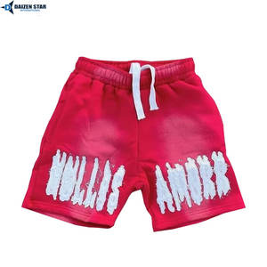 Pantalones Cortos de Forro Polar Tejidos a Medida, Transpirables, Ecológicos, con Cierre de Cordón, Venta al por Mayor, Tela Suave, OEM, Marca Privada - Product Image 5