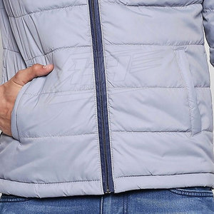 Factory Winter New Arrival <b>Long</b> Sleeve Puffer <b>Men</b> <b>Jacket</b> With Customized Logo Printed Puffer <b>Jackets</b> - Product Image 6