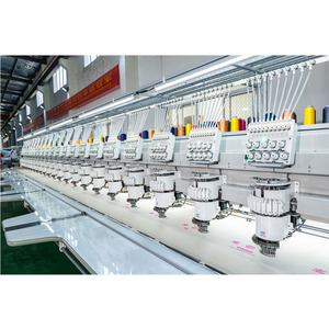 เครื่องปักคอมพิวเตอร์อุตสาหกรรม 20 หัว พร้อมเอฟเฟกต์ปักแบบ Barudan สำหรับปักผ้าหนา - Product Image 4