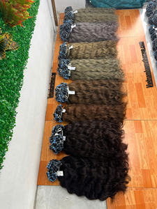 Extensions de cheveux vietnamiennes à bandes adhésives - 100% cheveux humains - Cheveux vierges Remy - Haute qualité - Longueur de 8 à 40 pouces - 100g - Pour toutes les couleurs de teinture - Product Image 3