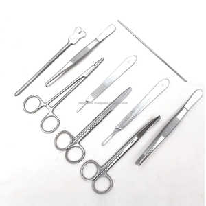 Kit avanzado de disección de laboratorio de 9 piezas Juego de herramientas quirúrgicas de acero inoxidable con tipo de clip para estudiantes de anatomía biológica OEM disponible - Product Image 4