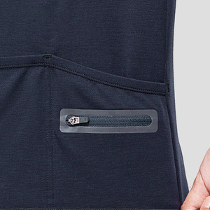 Maillot de cyclisme à manches longues personnalisé, isolé, à séchage rapide, avec fermeture éclair, pour marathon et sport, vêtements de cyclisme professionnels - Product Image 6