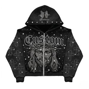 Fournisseur en gros de sweats à capuche vierges en molleton épais, personnalisables par impression, pour marques de streetwear, direct usine - Product Image 6
