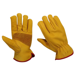Reinforced Goat Grain Leather <b>Driver</b> <b>Gloves</b> New Design Custom Logo Heavy Duty Heat Resistant Work Protection Garden <b>Gloves</b> - Product Image 6