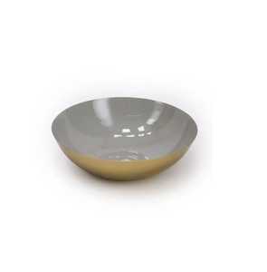 Frutero de Metal Dorado Martillado de Lujo, Plato para Servir Ensaladas con Acabado de Latón Premium, Elegante Centro de Mesa Grande - Product Image 4