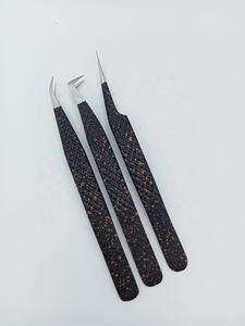 <b>Eyelash</b> Tweezers Stainless Steel Smooth Tip Precision Tools for <b>Eyelash</b> Extensions Professional Lash <b>Application</b> - Product Image 2