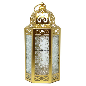 Nuevo Diseño y Color, Decoración para el Hogar y Navidad, Estilo Premium en Oferta, Farol de Vela Combinado de Acero Inoxidable y Vidrio - Product Image 4