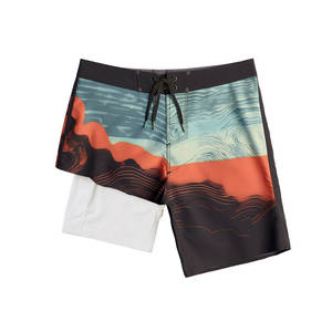 Shorts de Playa Elásticos en 4 Direcciones de Marca Privada, Secado Rápido, Traje de Baño de Verano para Hombre, Shorts de Baño con Estampado Personalizado - Product Image 2