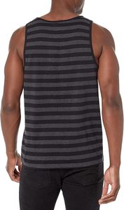 Men's Striped Knitted Sleeveless Tank Top O-Neck Casual Muscle <b>Vest</b> Plus Size - Product Image 4